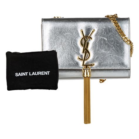 pochette ysl argento|POUCHES .